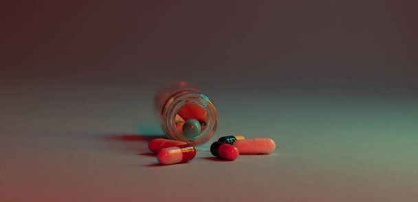 A closeup shot of pills - Fotografie, Obrázek