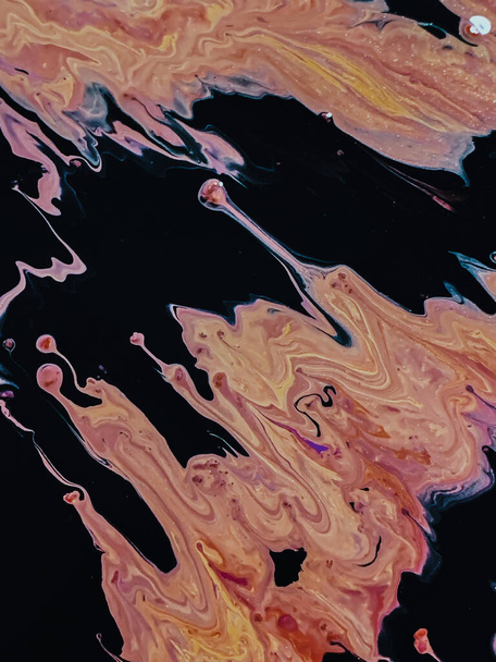 A vertical shot of liquid marble modern background - Foto, Imagem
