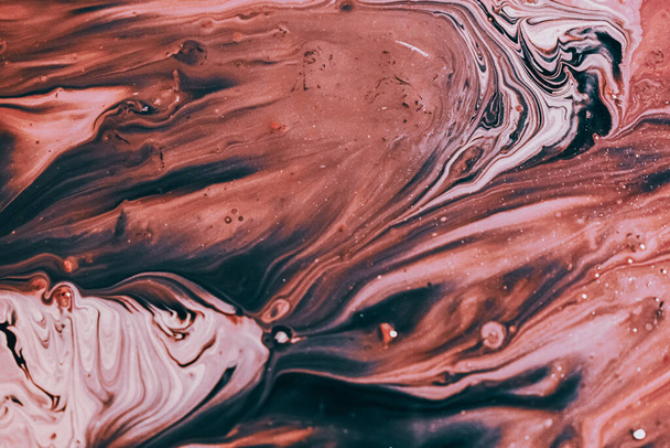 A closeup of an abstract oily painting with mixed colors - perfect for wallpapers - Photo, Image
