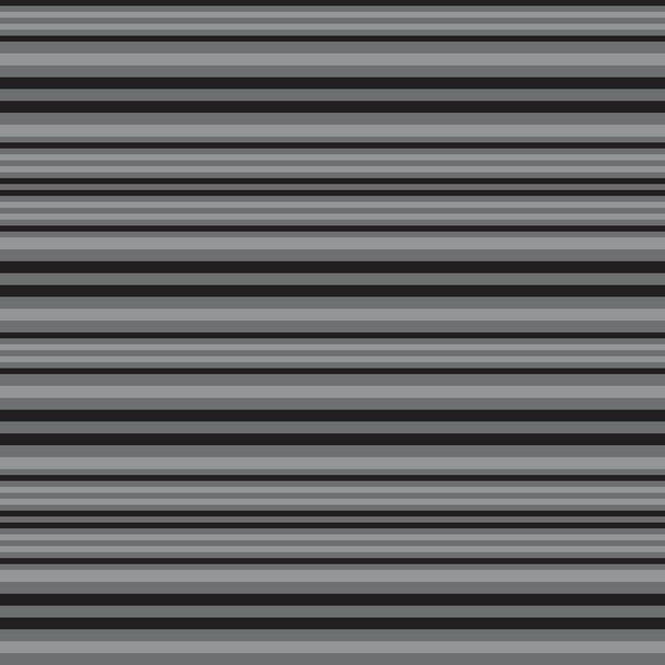 Grau Horizontal gestreifte nahtlose Muster Hintergrund geeignet für Modetextilien, Grafiken - Vektor, Bild
