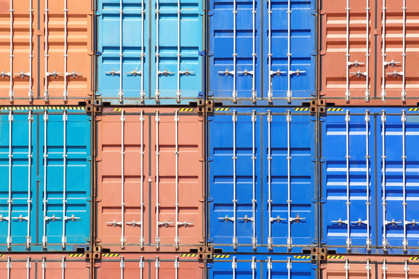 containers verzending - Foto, afbeelding