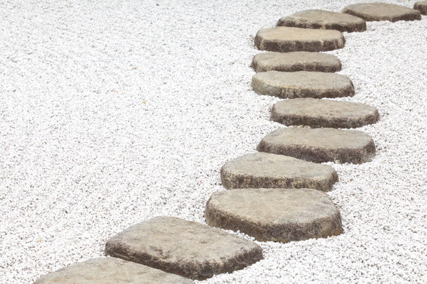 Kamienna ścieżka Zen - Zdjęcie, obraz