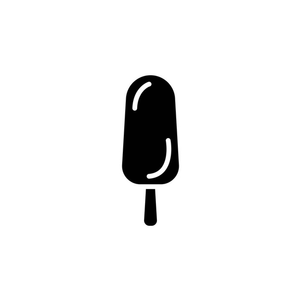 Eislutscher, Eis-Ikone. Einfaches Schild, Logo - Vektor, Bild