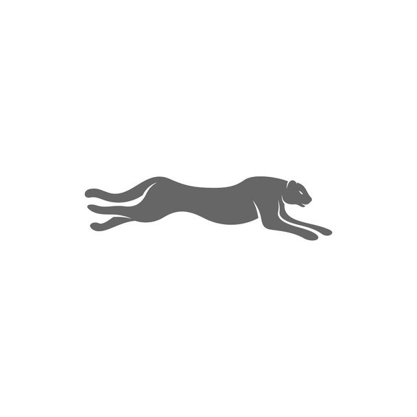 Шаблон логотипу гепарда Векторні ілюстрації
 - Вектор, зображення