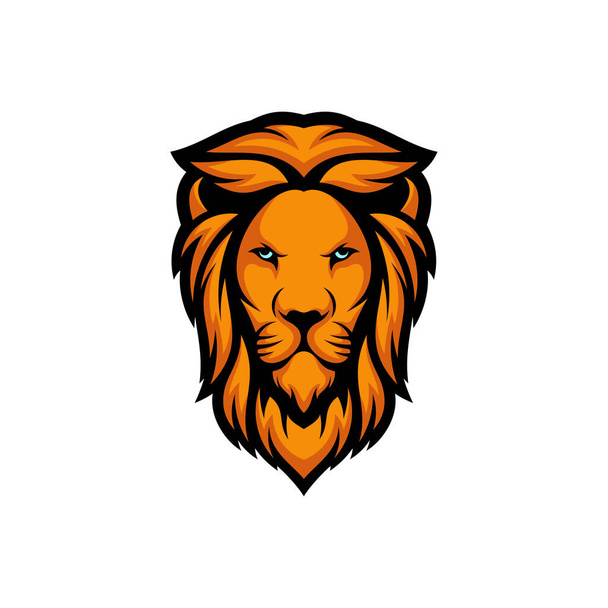 Lion logo design vector, Lion logo template, illustration - Vektor, obrázek