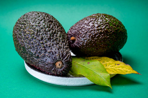 Healthy food, fresh ripe hass avocado fruit from Peru - Photo, Image
