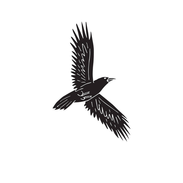vector illustration of a bird silhouette - Διάνυσμα, εικόνα
