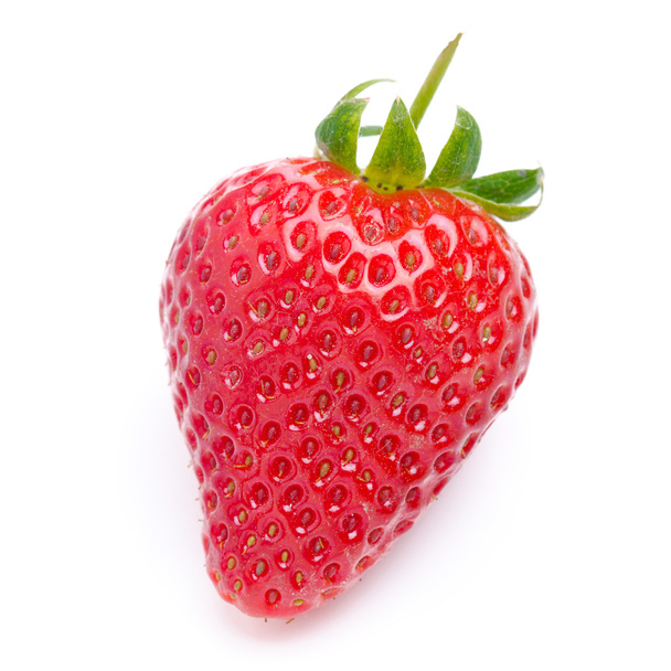 close-up of strawberries on a white background isolated - Foto, Imagem