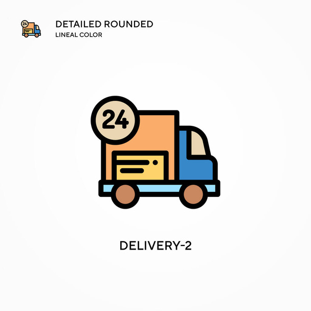 Delivery-2 vector icon. Modern vector illustration concepts. Easy to edit and customize. - Vector, Image