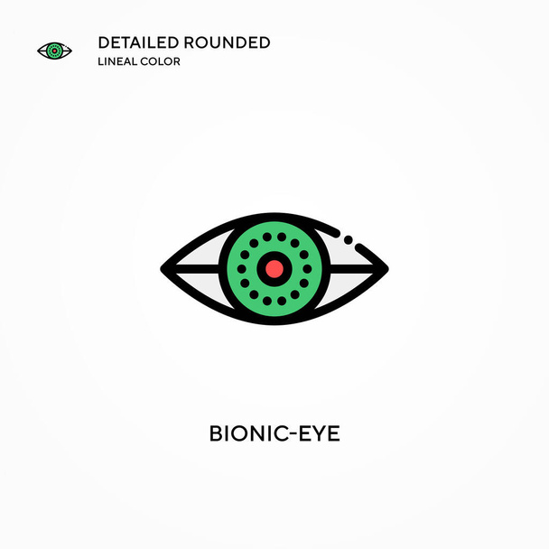 Bionic-eye vector icon. Modern vector illustration concepts. Easy to edit and customize. - Vector, Image