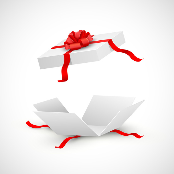 Caja de regalo sorpresa - Vector, imagen