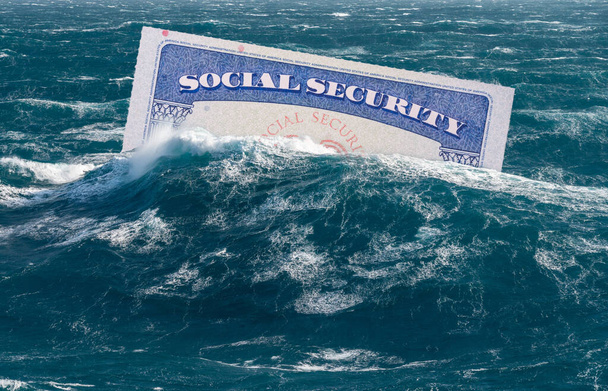 A szociális biztonsági alapok kimerülésének és víz alá süllyedésének veszélye - Fotó, kép