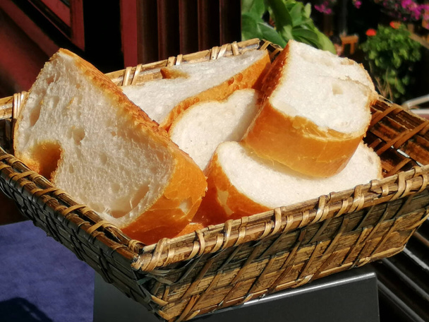 pan fresco y caliente del horno - Foto, Imagen