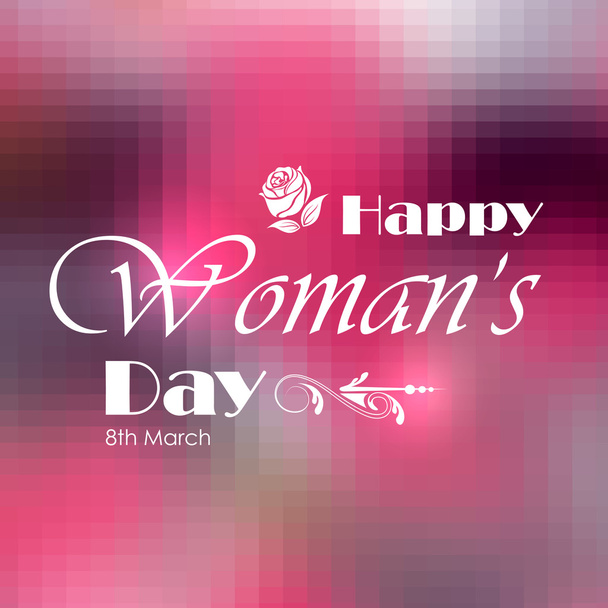 Happy Woman's Day - Vector, Image