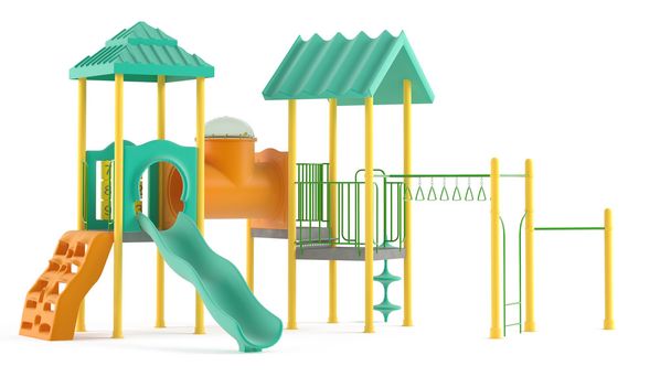 parque infantil isolado
 - Foto, Imagem
