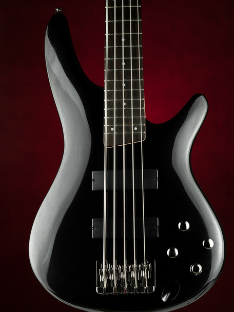Five string electric bass - Photo, Image