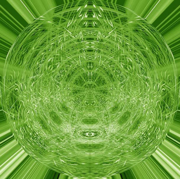 abstraktní magického fraktální koule - Fotografie, Obrázek