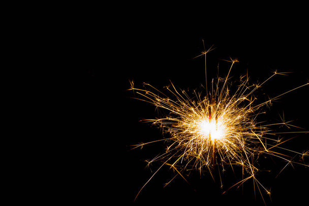 Fire sparklers on background - Valokuva, kuva