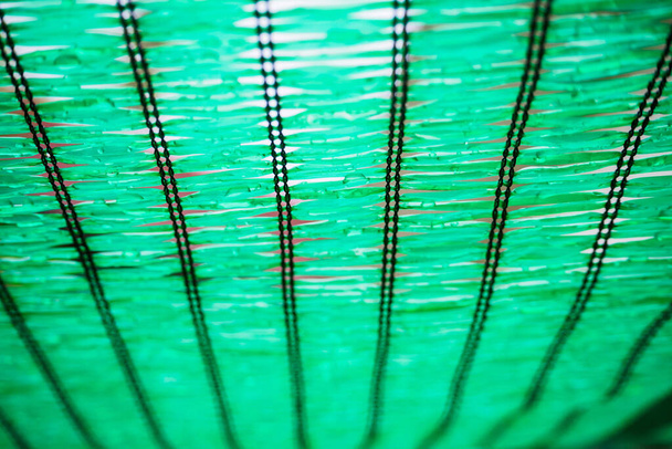 Fermer Green Shading Net protège la lumière du soleil - Photo, image