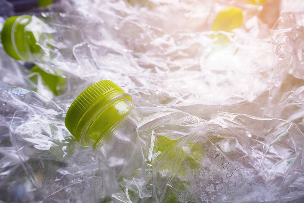 muovipullot kierrättää tausta käsite - Valokuva, kuva
