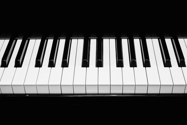 Piano keyboard background musical instrument - Foto, Imagen