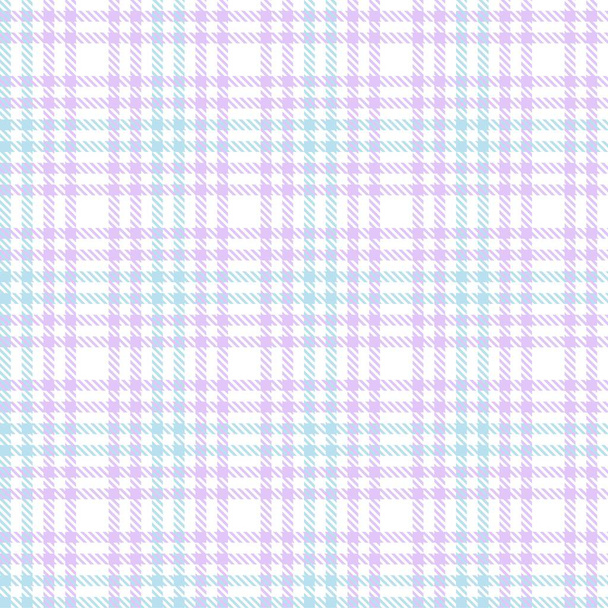 Purple Glen Plaid textured seamless pattern suitable for fashion textiles and graphics - Vector, Image