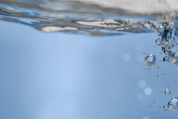 Αφηρημένο καθαρό νερό με χώρο αντιγραφής για φόντο - Φωτογραφία, εικόνα