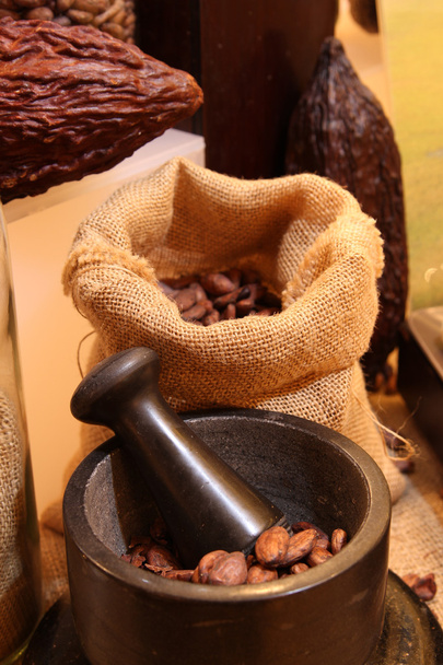 Какао-бобы
 - Фото, изображение