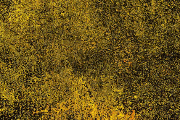 Szkarłatny żółty i czarny kolor grungy ściany, teksturowane tło - Zdjęcie, obraz