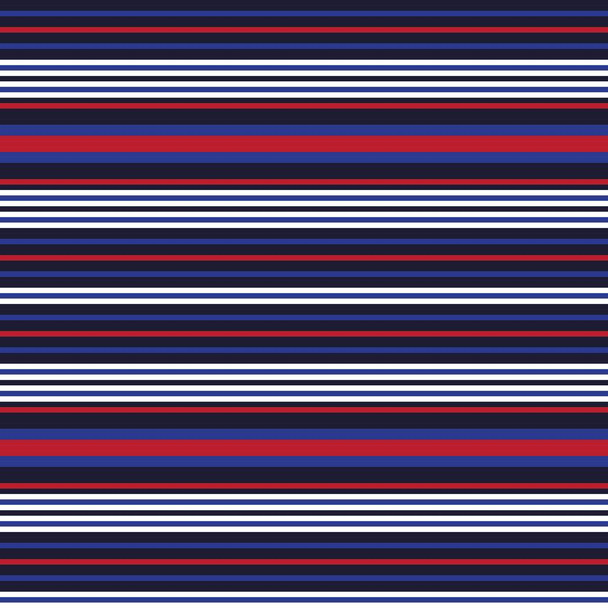 Rouge et bleu Horizontal rayé fond de motif sans couture adapté pour les textiles de mode, graphiques
 - Vecteur, image