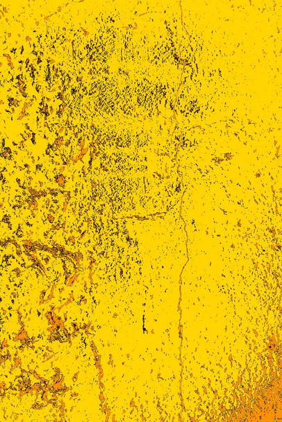 Pared gruesa de color amarillo carmesí y negro, fondo texturizado - Foto, Imagen