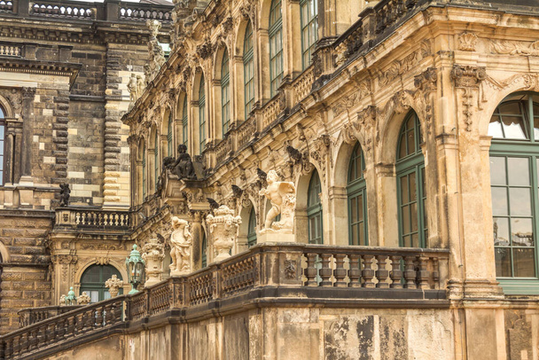Palácio Zwinger, galeria de arte e museu em Dresden, Alemania. - Foto, Imagem