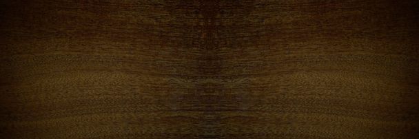 Houtachtergrond. Redwood patroon textuur. Donkerrode bruine abstracte achtergrond. Baner met mahonie textuur voor uw ontwerp.  - Foto, afbeelding