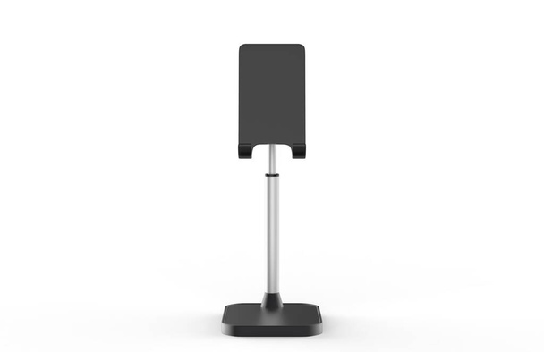 Mobiltelefon állvány, szögmagasság állítható LISEN Cell Phone Stand For Desk, vastag tok barátságos telefon tartó állvány íróasztal, kompatibilis minden mobil telefonok. 3d illusztráció - Fotó, kép