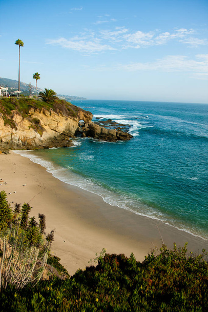 Kaunis rannikko ja ranta Laguna Beach, Etelä-Kalifornia, Yhdysvallat - Valokuva, kuva