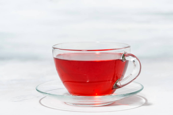 cup of fruit tea, closeup - Foto, imagen