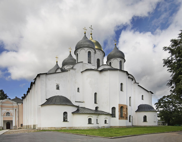 Cathedral of St. Sophia in Novgorod the Great (Veliky Novgorod). Russia - 写真・画像