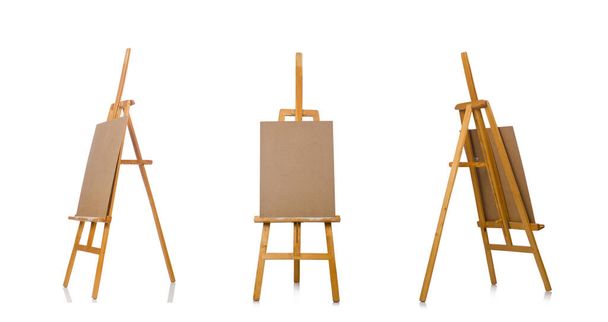 Easel isolated on the white background - Photo, Image
