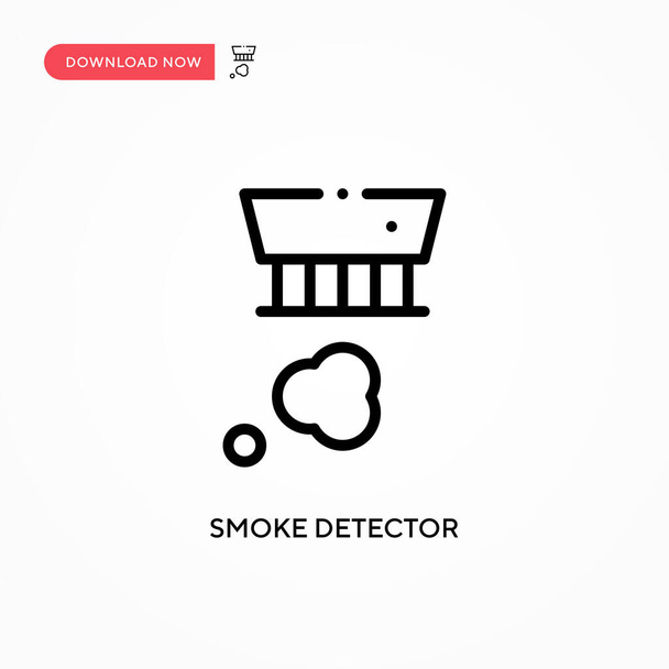 Ikona detektoru kouře. Moderní, jednoduchá plochá vektorová ilustrace pro webové stránky nebo mobilní aplikace - Vektor, obrázek