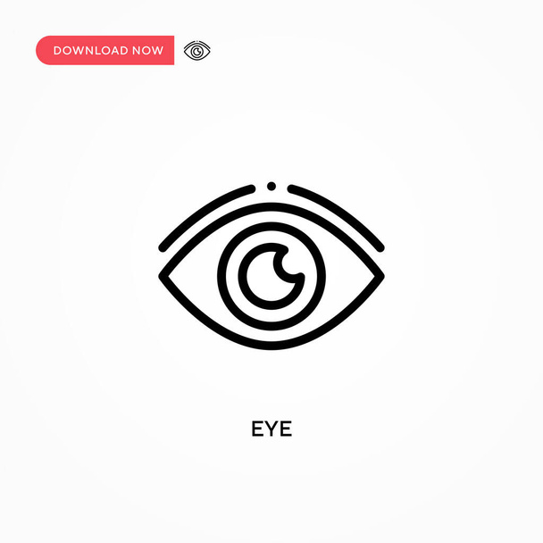 Eye vector icon. Modern, simple flat vector illustration for web site or mobile app - Vector, Image