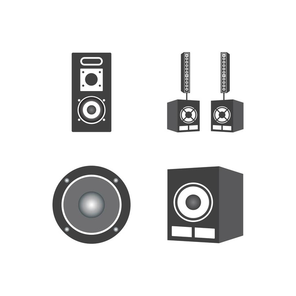 luidspreker geluid professionele pictogram vector template illustratie ontwerp - Vector, afbeelding