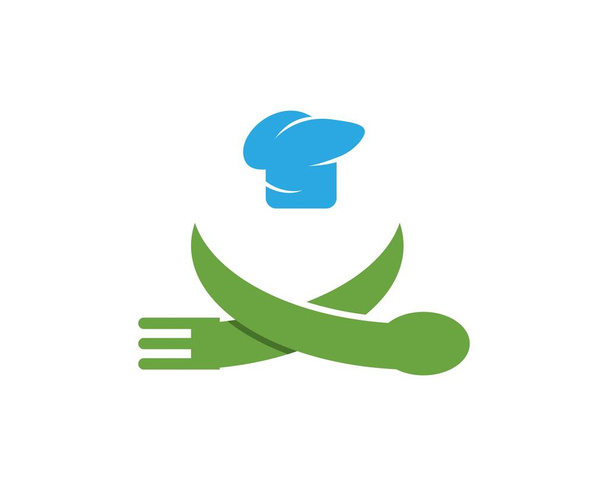 Hat chef icon logo vector template - Vector, Image