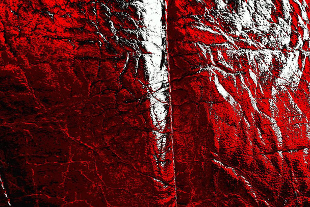 Vermelho carmesim e preto colorido parede grungy, fundo texturizado - Foto, Imagem