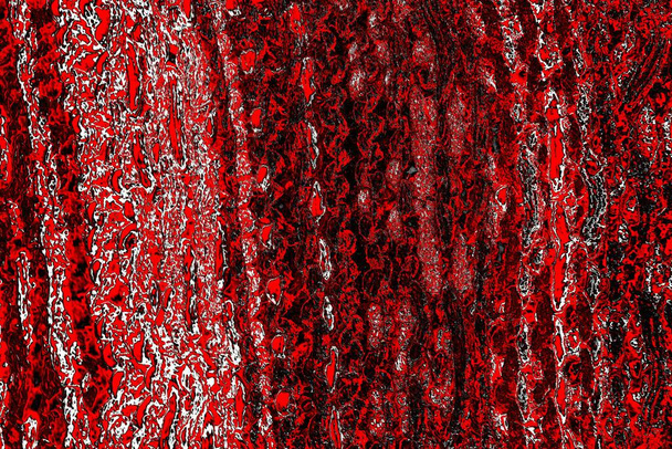 Crimson red and black colored grungy wall, textured background - Photo, Image