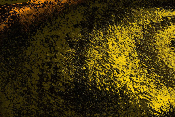 Szkarłatny żółty i czarny kolor grungy ściany, teksturowane tło - Zdjęcie, obraz