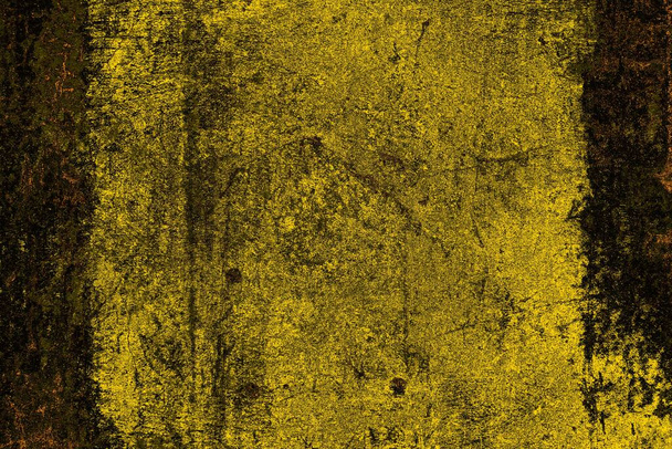 Crimson κίτρινο και μαύρο χρώμα grungy τοίχο, υφή φόντο - Φωτογραφία, εικόνα