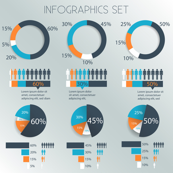 Infographics design - Vettoriali, immagini