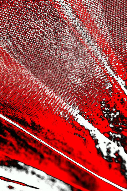 Crimson punainen ja musta värillinen grungy seinä, kuvioitu tausta - Valokuva, kuva