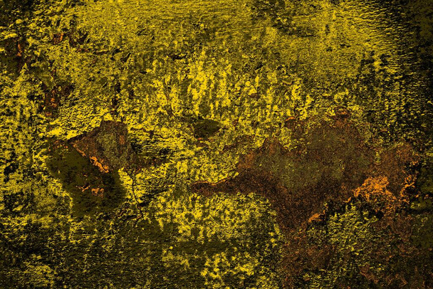 Bíbor sárga és fekete színű grungy fal, texturált háttér - Fotó, kép