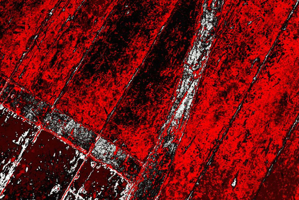 Crimson rood en zwart gekleurde grungy muur, textuur achtergrond - Foto, afbeelding
